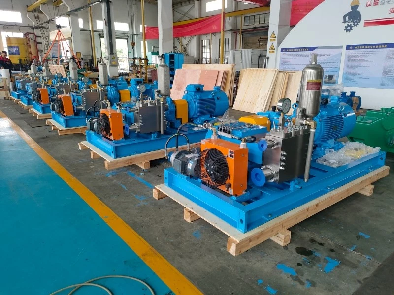 RO high pressure pump units for sewage water treatment project in Indonesia RO high pressure pump units for sewage water treatment project in Indonesia